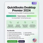 QuickBooks Desktop Premier 2024 | 1-User License | One-Time Purchase | USA Version