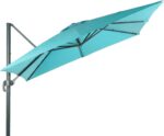 10 x 10 ft Square Cantilever Replacement Canopy, 8-Rib 230 GSM Polyester Cover