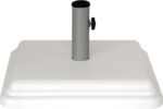 40 lb Patio Table Umbrella Base, Weighted Polymer Stand for Outdoor Dining Areas