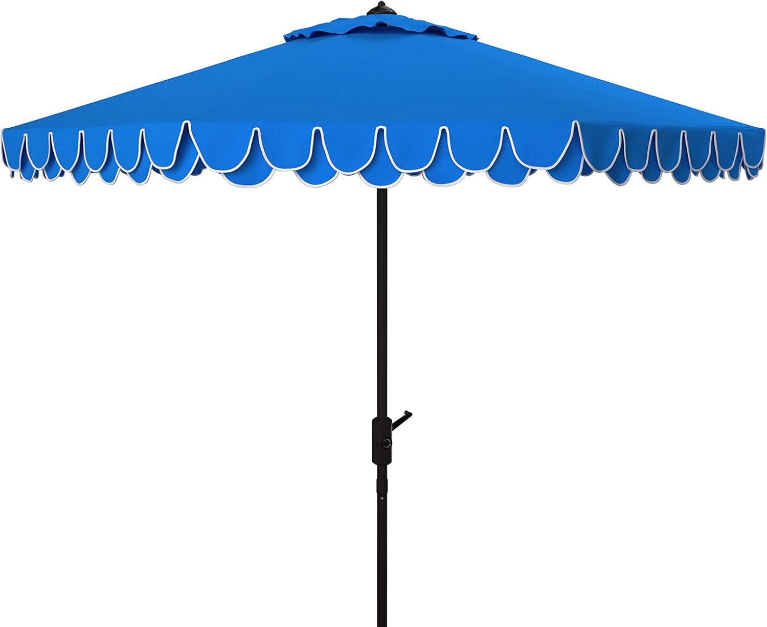 61id5t870PL._AC_SL1500_abde47ab-3dd0-481c-99d6-ea73f19854e2 9 ft Valance Patio Umbrella, Polyester Market Umbrella with Crank and Auto Tilt - Navy/Off White