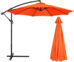 10 ft Replacement Canopy, Polyester Cover for 6-Rib or 8-Rib Patio Umbrellas