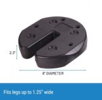 Canopy Weight Set, 4-Piece Prefilled HDPE Weights with Carry Strap for Tents and Patio Umbrellas - 30 lb