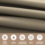 10 ft Replacement Canopy, 8-Rib 300D Polyester Cover for Patio Umbrellas - Navy Blue / only fits 10ft 8ribs