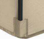 10 ft Replacement Canopy, 8-Rib 300D Polyester Cover for Patio Umbrellas