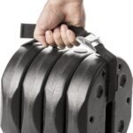  Canopy Weight Set, 4-Piece Prefilled HDPE Weights with Carry Strap for Tents and Patio Umbrellas - 40LB