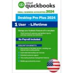 QuickBooks Desktop Pro Plus 2024 for Windows | 1-User License | One-Time Purchase | USA Version